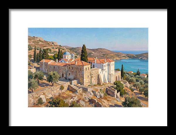 Seaside Serenity Of A Greek Monastery