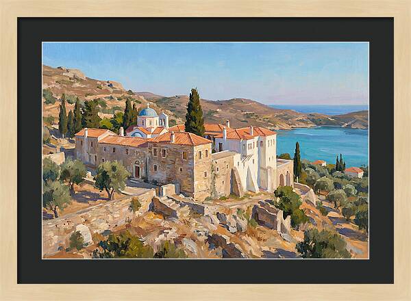 Seaside Serenity Of A Greek Monastery