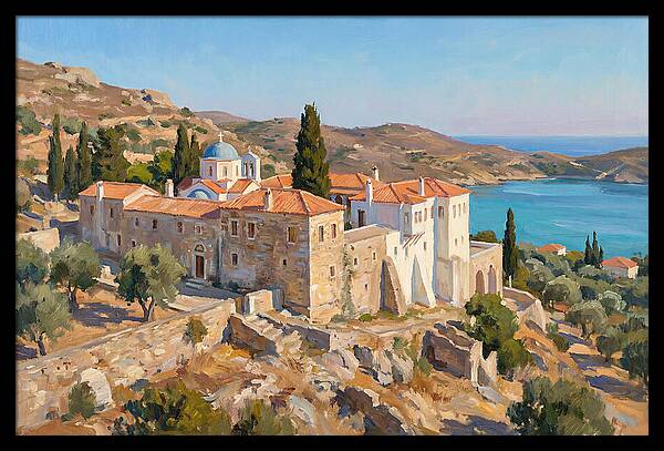 Seaside Serenity Of A Greek Monastery