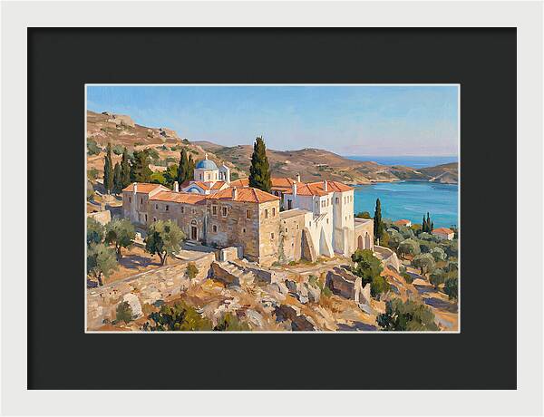 Seaside Serenity Of A Greek Monastery