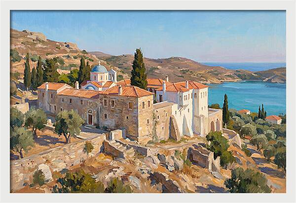Seaside Serenity Of A Greek Monastery