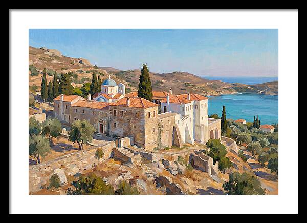 Seaside Serenity Of A Greek Monastery