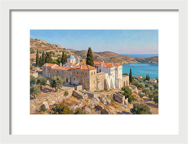 Seaside Serenity Of A Greek Monastery