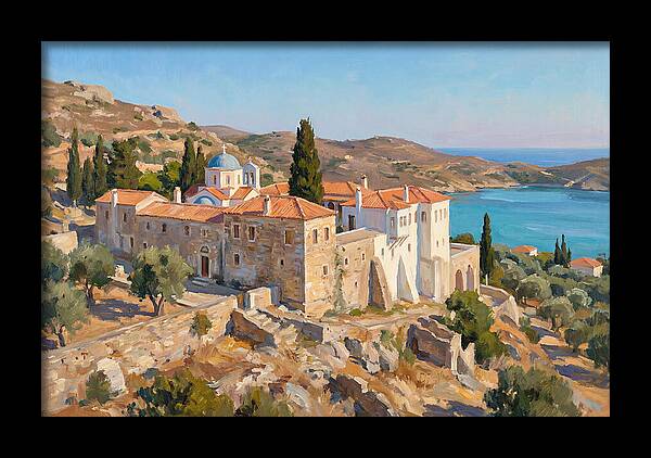 Seaside Serenity Of A Greek Monastery