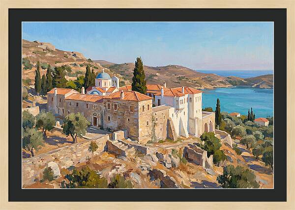 Seaside Serenity Of A Greek Monastery