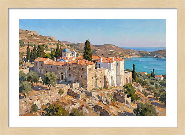 Seaside Serenity Of A Greek Monastery
