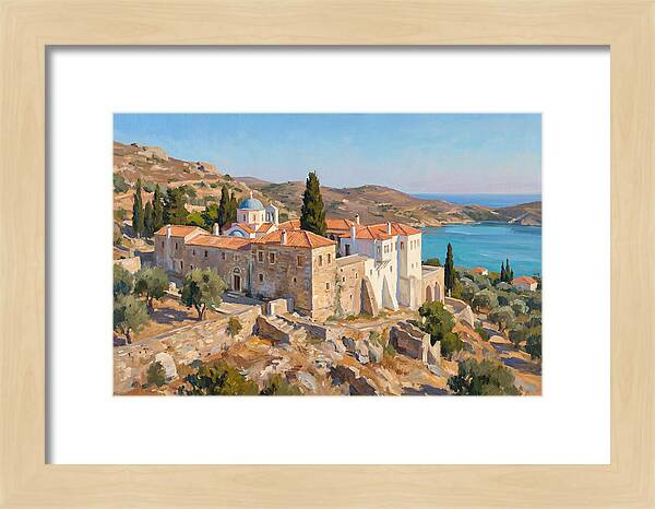 Seaside Serenity Of A Greek Monastery