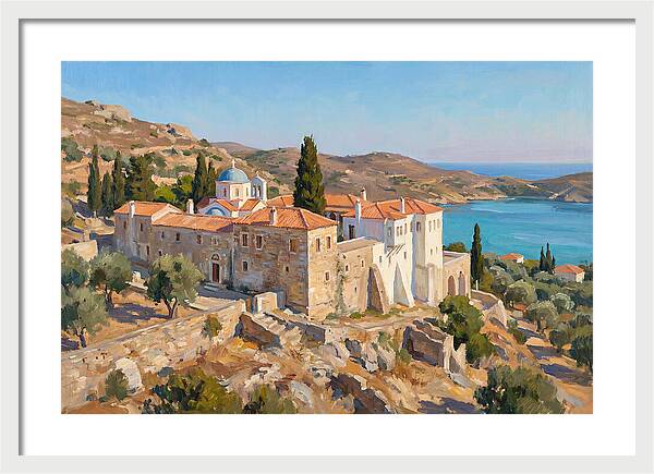 Seaside Serenity Of A Greek Monastery