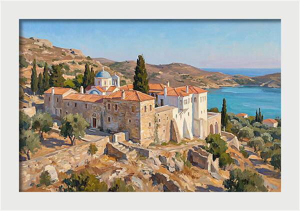 Seaside Serenity Of A Greek Monastery