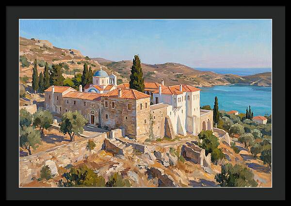 Seaside Serenity Of A Greek Monastery