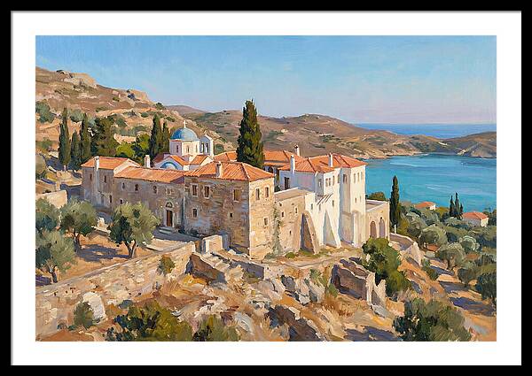 Seaside Serenity Of A Greek Monastery