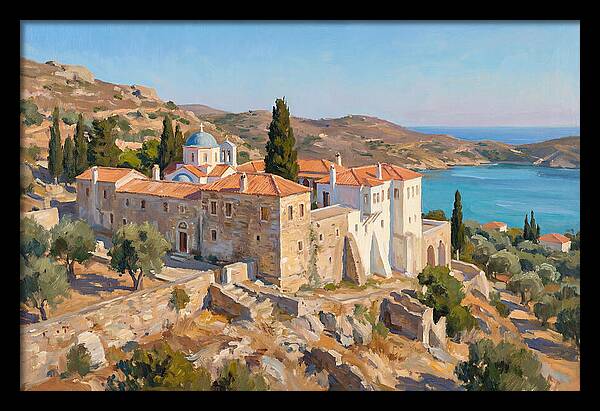 Seaside Serenity Of A Greek Monastery