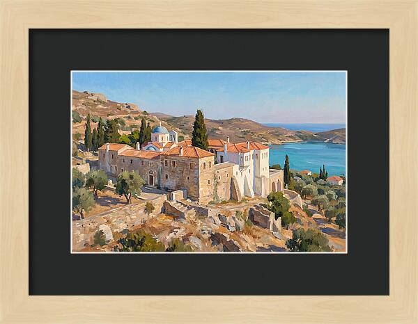 Seaside Serenity Of A Greek Monastery