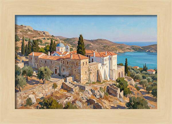 Seaside Serenity Of A Greek Monastery