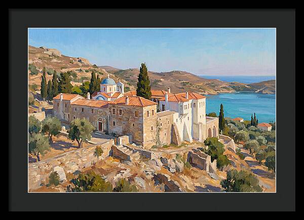 Seaside Serenity Of A Greek Monastery