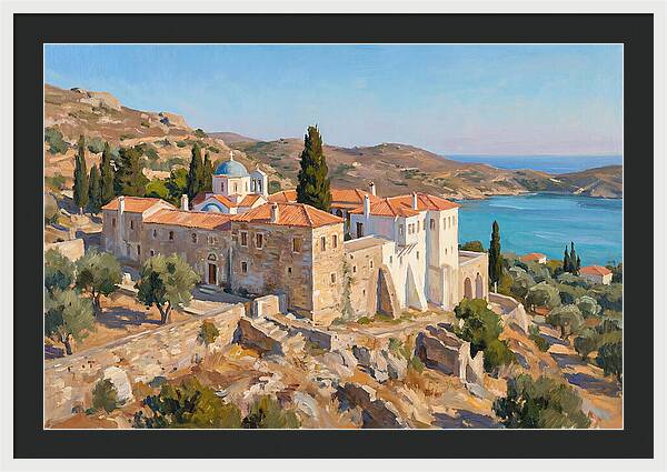 Seaside Serenity Of A Greek Monastery