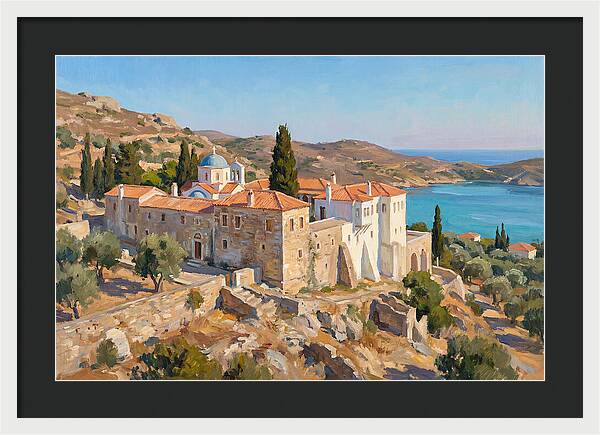 Seaside Serenity Of A Greek Monastery