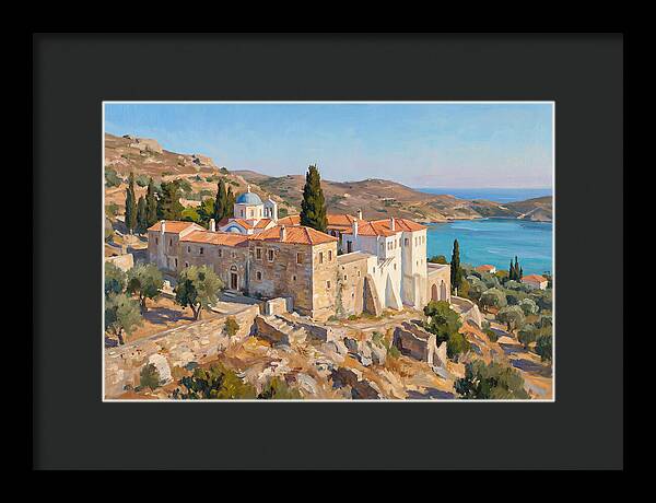 Seaside Serenity Of A Greek Monastery
