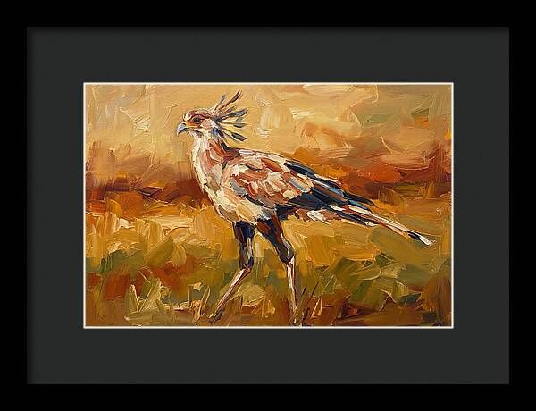 Secretary Bird In Motion
