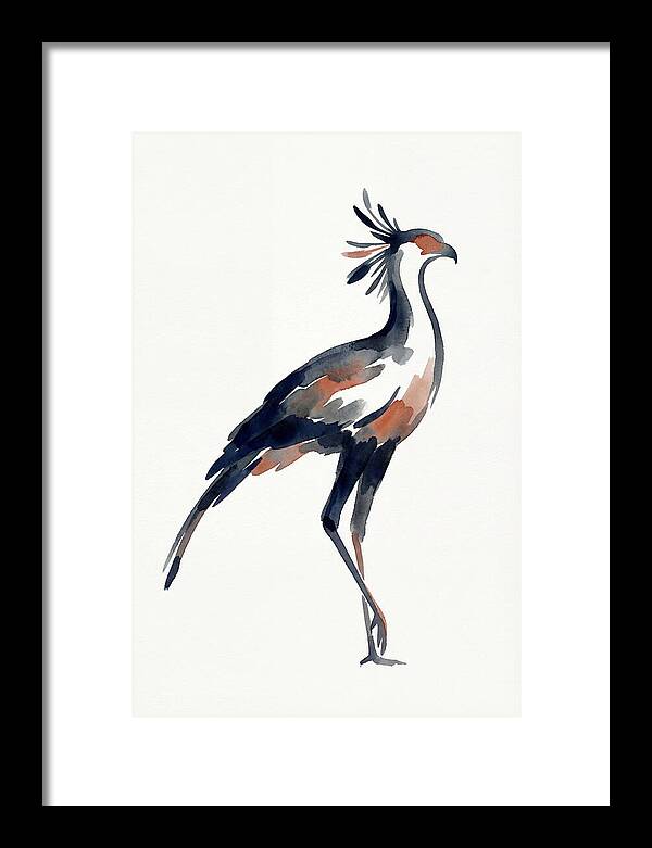 Secretary Bird Silhouette