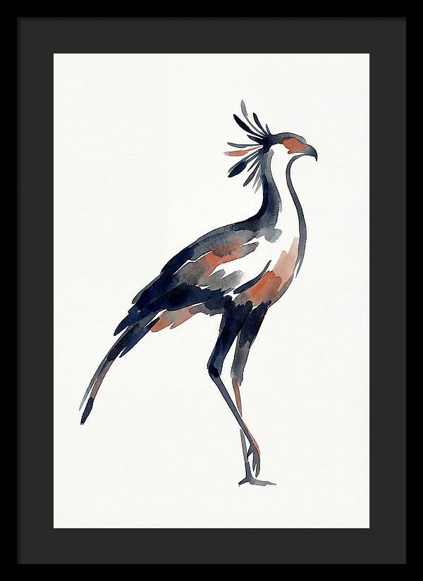 Secretary Bird Silhouette
