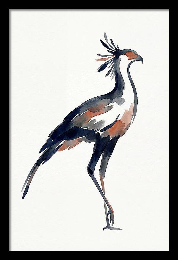 Secretary Bird Silhouette
