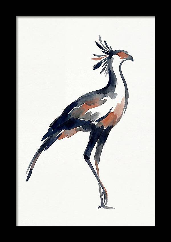 Secretary Bird Silhouette
