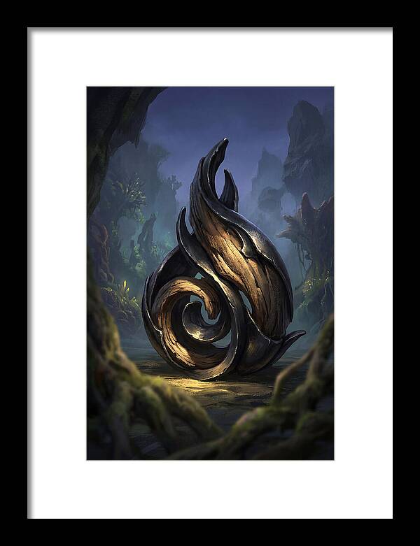 Seed Pod Sculpture In Nature
