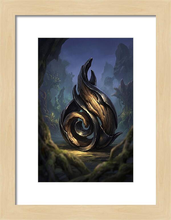 Seed Pod Sculpture In Nature
