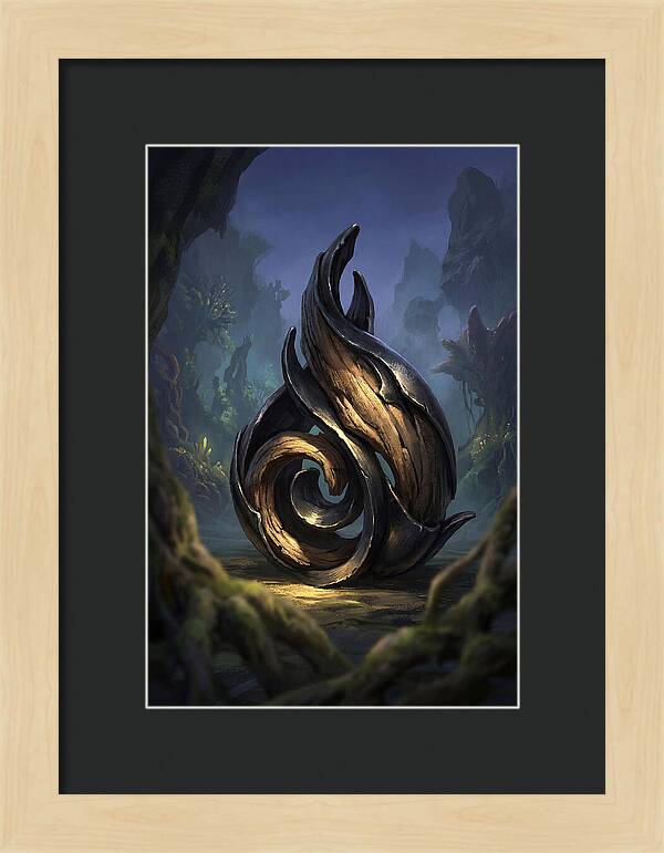 Seed Pod Sculpture In Nature