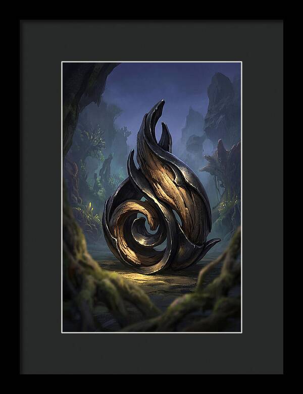 Seed Pod Sculpture In Nature