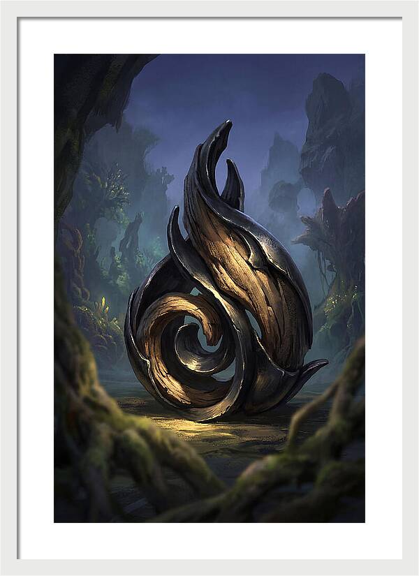 Seed Pod Sculpture In Nature