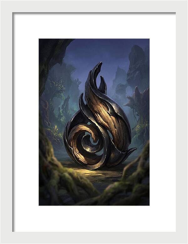 Seed Pod Sculpture In Nature