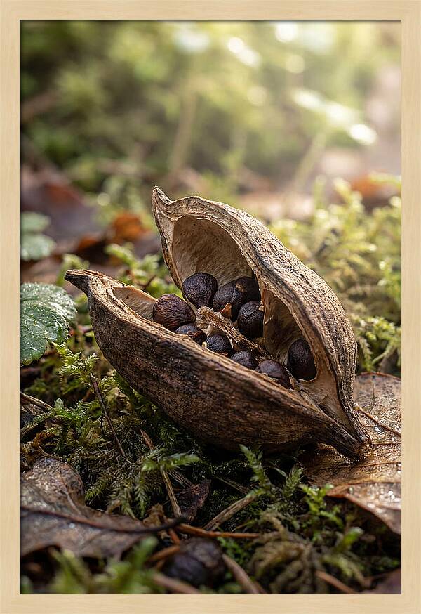 Seed Pod Split Open
