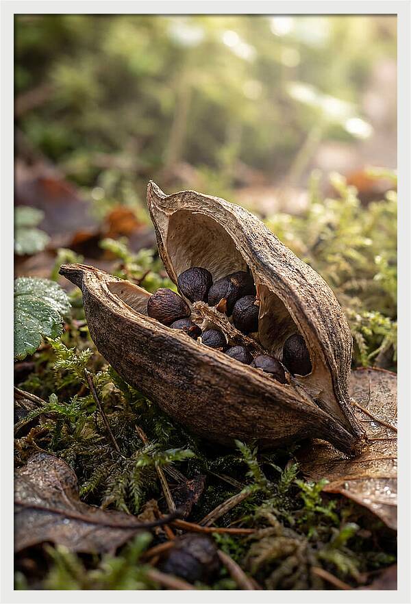 Seed Pod Split Open