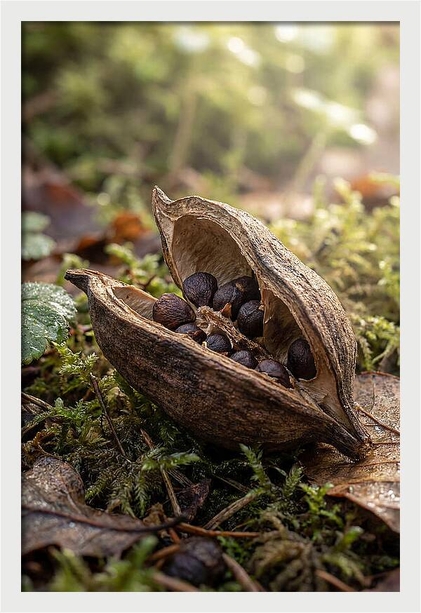 Seed Pod Split Open