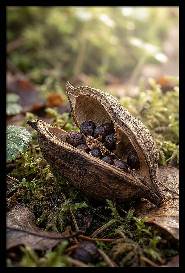 Seed Pod Split Open