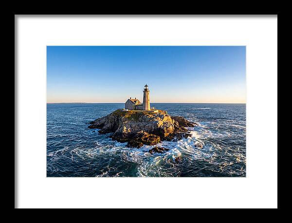 Seguin Island Lighthouse At Dusk