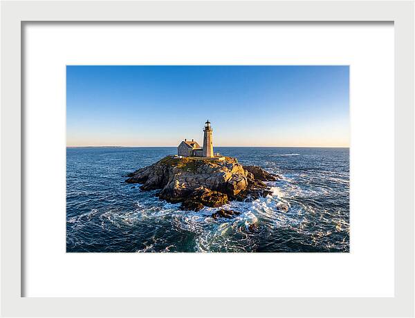 Seguin Island Lighthouse At Dusk