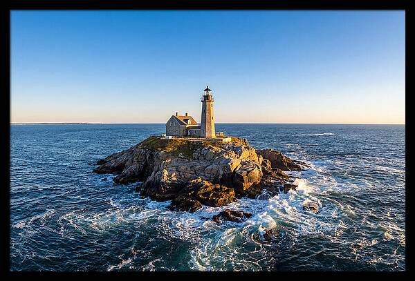 Seguin Island Lighthouse At Dusk