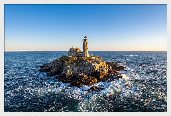 Seguin Island Lighthouse At Dusk