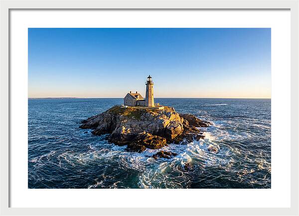 Seguin Island Lighthouse At Dusk