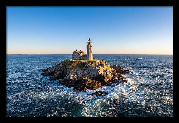 Seguin Island Lighthouse At Dusk