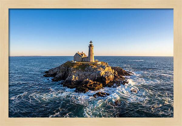 Seguin Island Lighthouse At Dusk