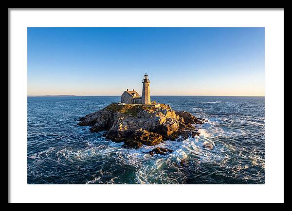 Seguin Island Lighthouse At Dusk