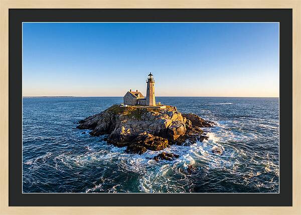Seguin Island Lighthouse At Dusk