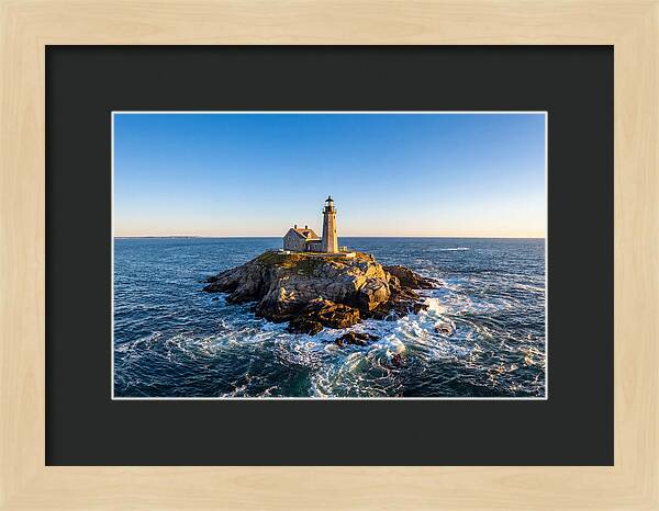 Seguin Island Lighthouse At Dusk