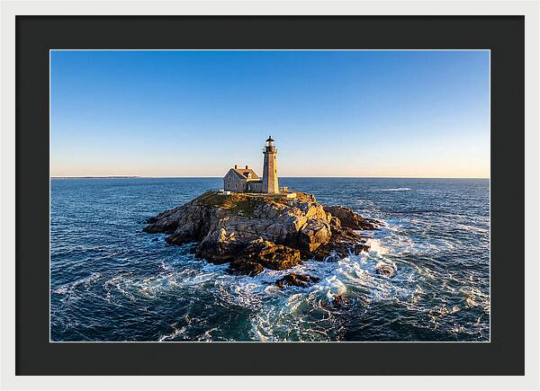 Seguin Island Lighthouse At Dusk
