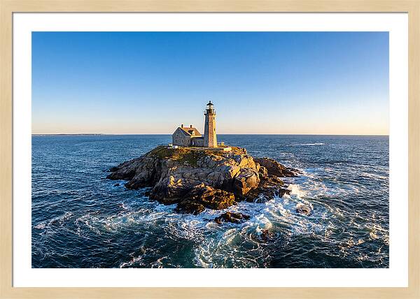Seguin Island Lighthouse At Dusk