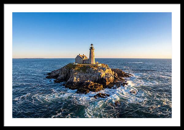 Seguin Island Lighthouse At Dusk